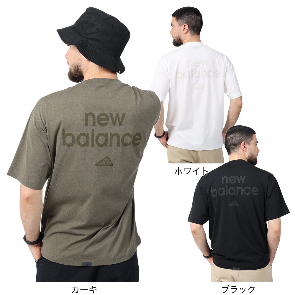 ニューバランス（new balance）（メンズ）ラッシュガード 半袖 Tシャツ 速乾 UVカット 紫外線対策 MT1996 AMT35016DRC