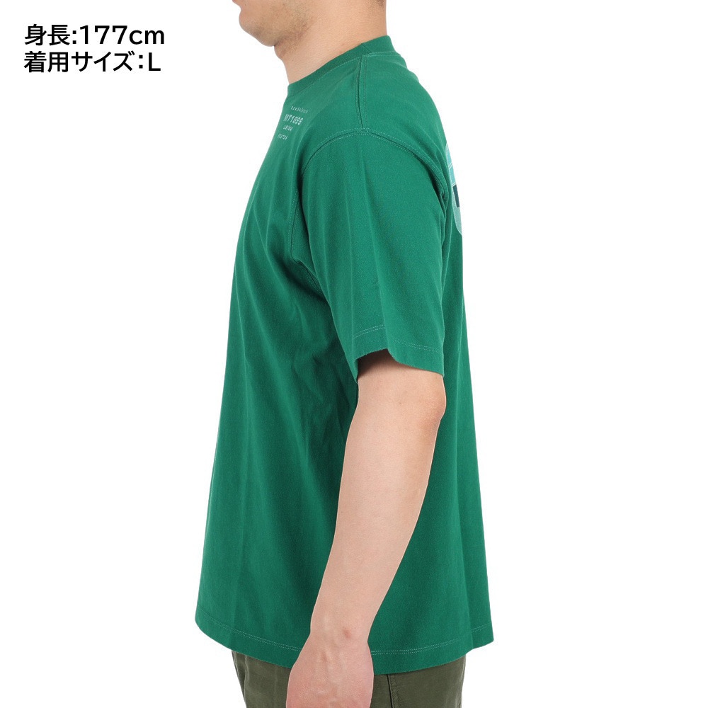 ニューバランス（new balance）（メンズ）半袖Tシャツ MT1996 バックグラフィックTシャツ AMT35018-ECS グリーン