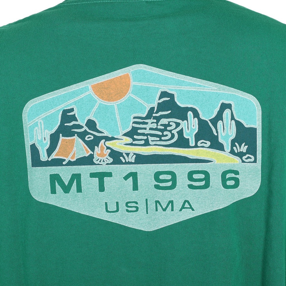 ニューバランス（new balance）（メンズ）半袖Tシャツ MT1996 バックグラフィックTシャツ AMT35018-ECS グリーン