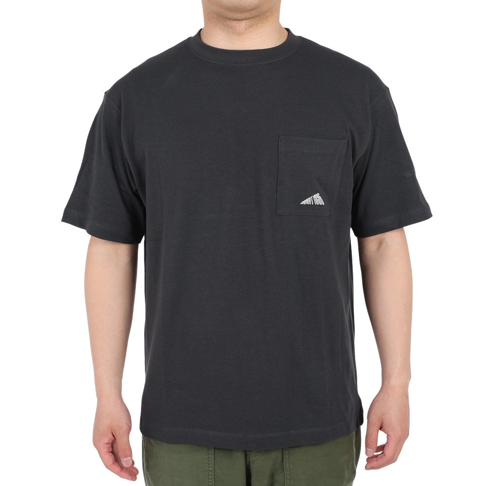 ニューバランス（new balance）（メンズ）半袖Tシャツ MT1996 ベースTシャツ AMT35026-PHM チャコールグレー 程よい厚地 透けにくい
