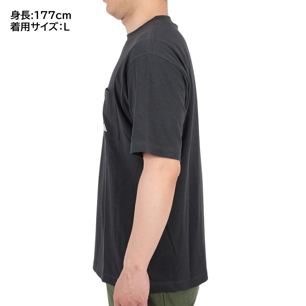 ニューバランス（new balance）（メンズ）半袖Tシャツ MT1996 ベースTシャツ AMT35026-PHM チャコールグレー 程よい厚地 透けにくい