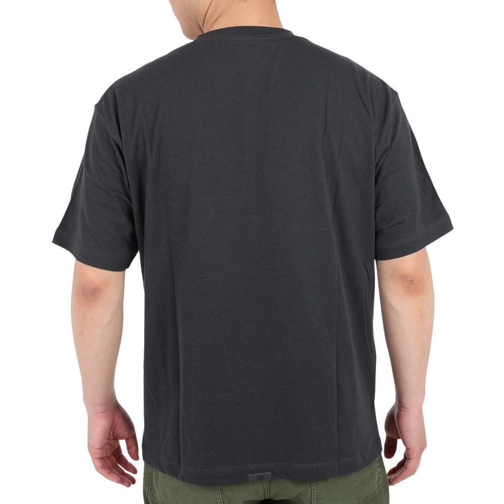 ニューバランス（new balance）（メンズ）半袖Tシャツ MT1996 ベースTシャツ AMT35026-PHM チャコールグレー 程よい厚地 透けにくい