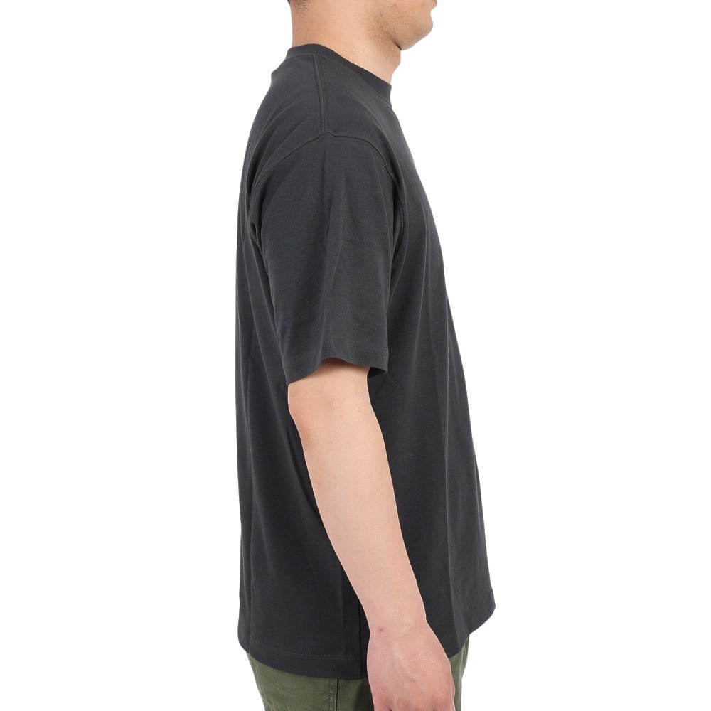 ニューバランス（new balance）（メンズ）半袖Tシャツ MT1996 ベースTシャツ AMT35026-PHM チャコールグレー 程よい厚地 透けにくい