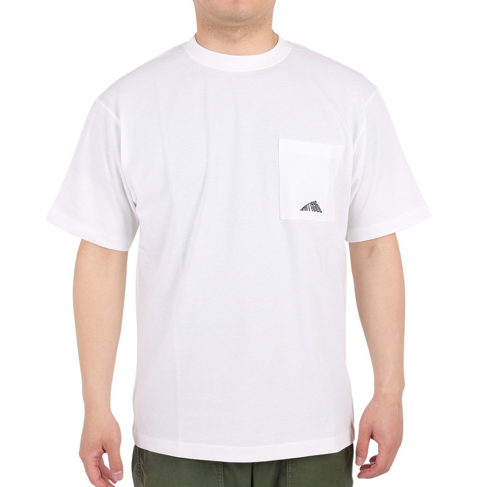 ニューバランス（new balance）（メンズ）半袖Tシャツ MT1996 ベースTシャツ AMT35026-WT ホワイト 程よい厚地 透けにくい