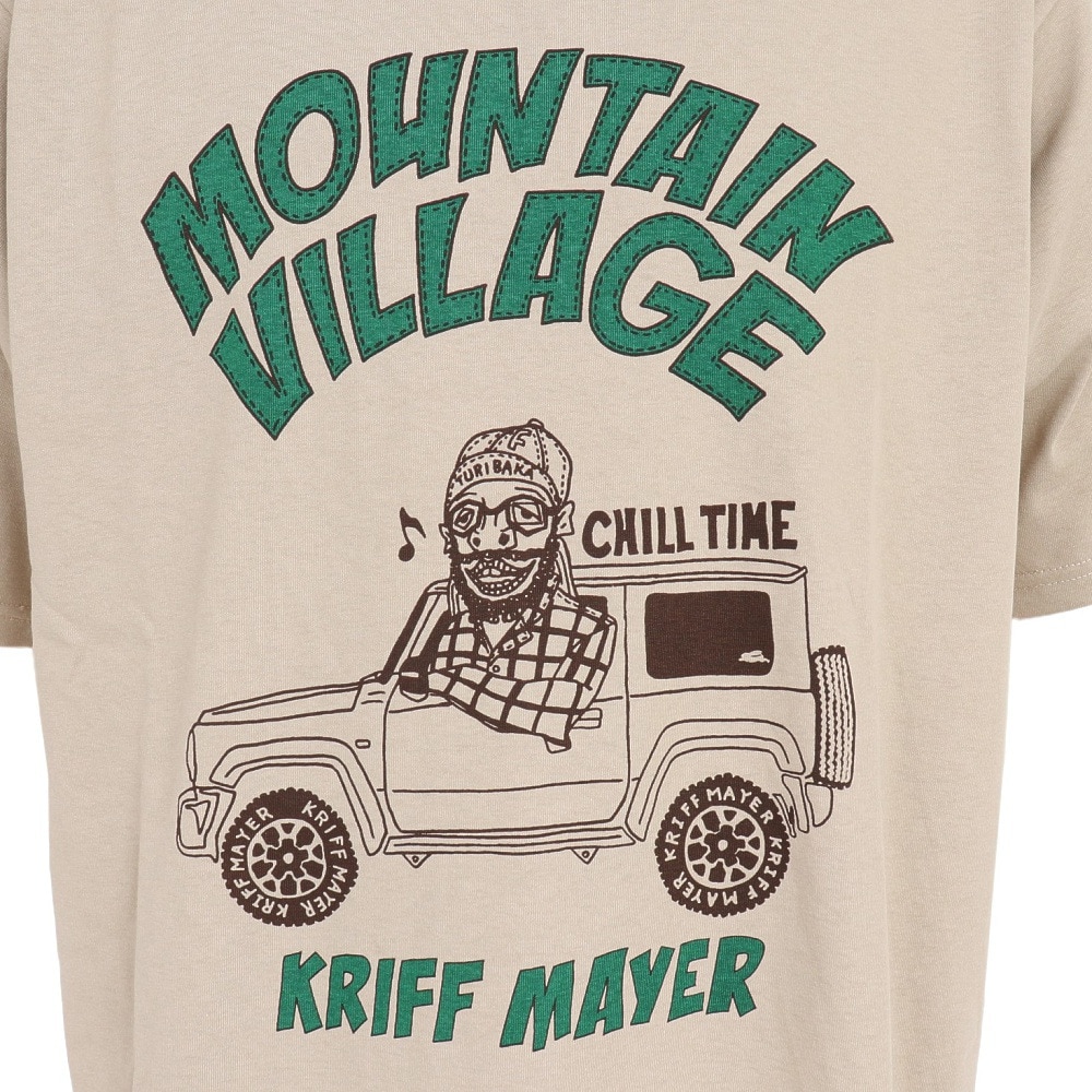 クリフメイヤー（KRIFF MAYER）（メンズ）半袖Tシャツ ウェットプロテクトTシャツ 車 2257802-20:BEIGE ベージュ