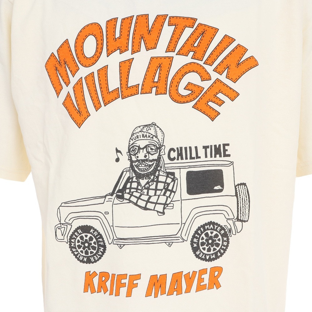 クリフメイヤー（KRIFF MAYER）（メンズ）半袖Tシャツ ウェットプロテクトTシャツ 車 2257802-5:OFF オフホワイト