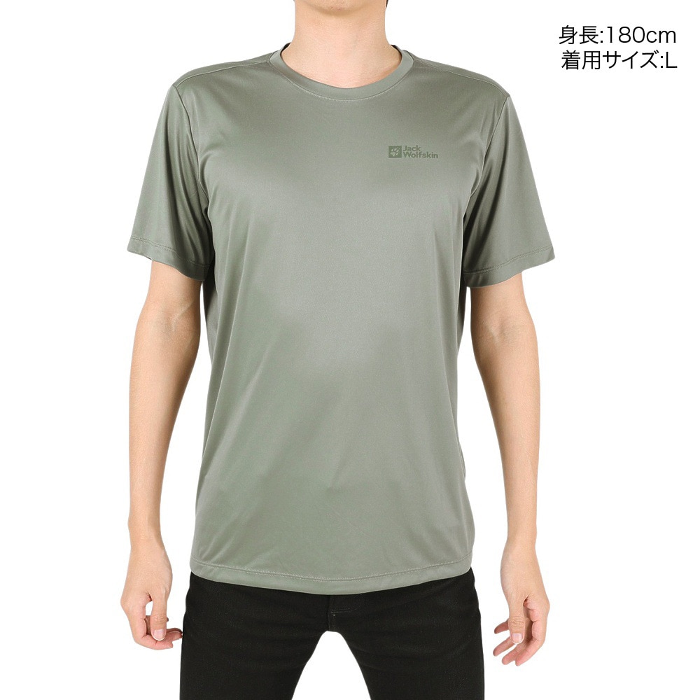 ジャックウルフスキン（JackWolfskin）（メンズ）TECH 半袖Tシャツ 1807072-4143