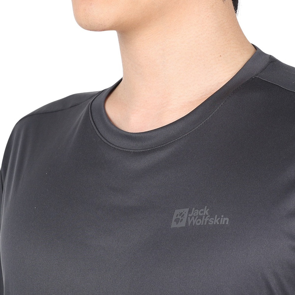 ジャックウルフスキン（JackWolfskin）（メンズ）半袖Tシャツ TECH T M Tシャツ 1807072-6350 グレー
