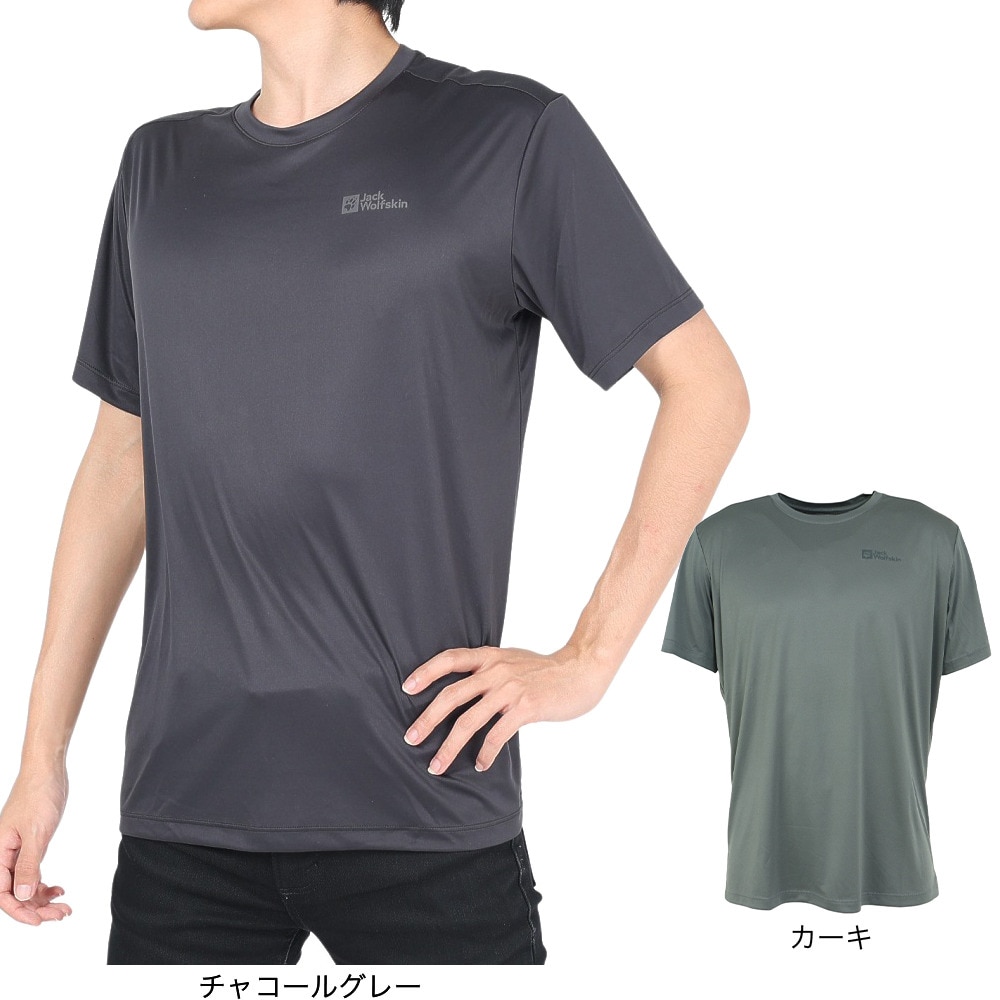 ジャックウルフスキン（JackWolfskin）（メンズ）TECH 半袖Tシャツ 1807072-4143