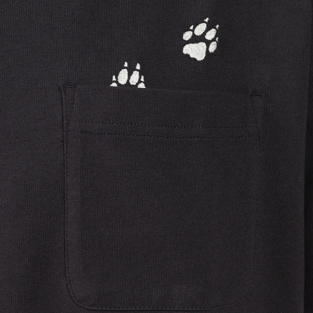 ジャックウルフスキン（JackWolfskin）（メンズ）半袖Tシャツ JP PAW IN ポケット半袖Tシャツ V2 5023432-6350 チャコールグレー