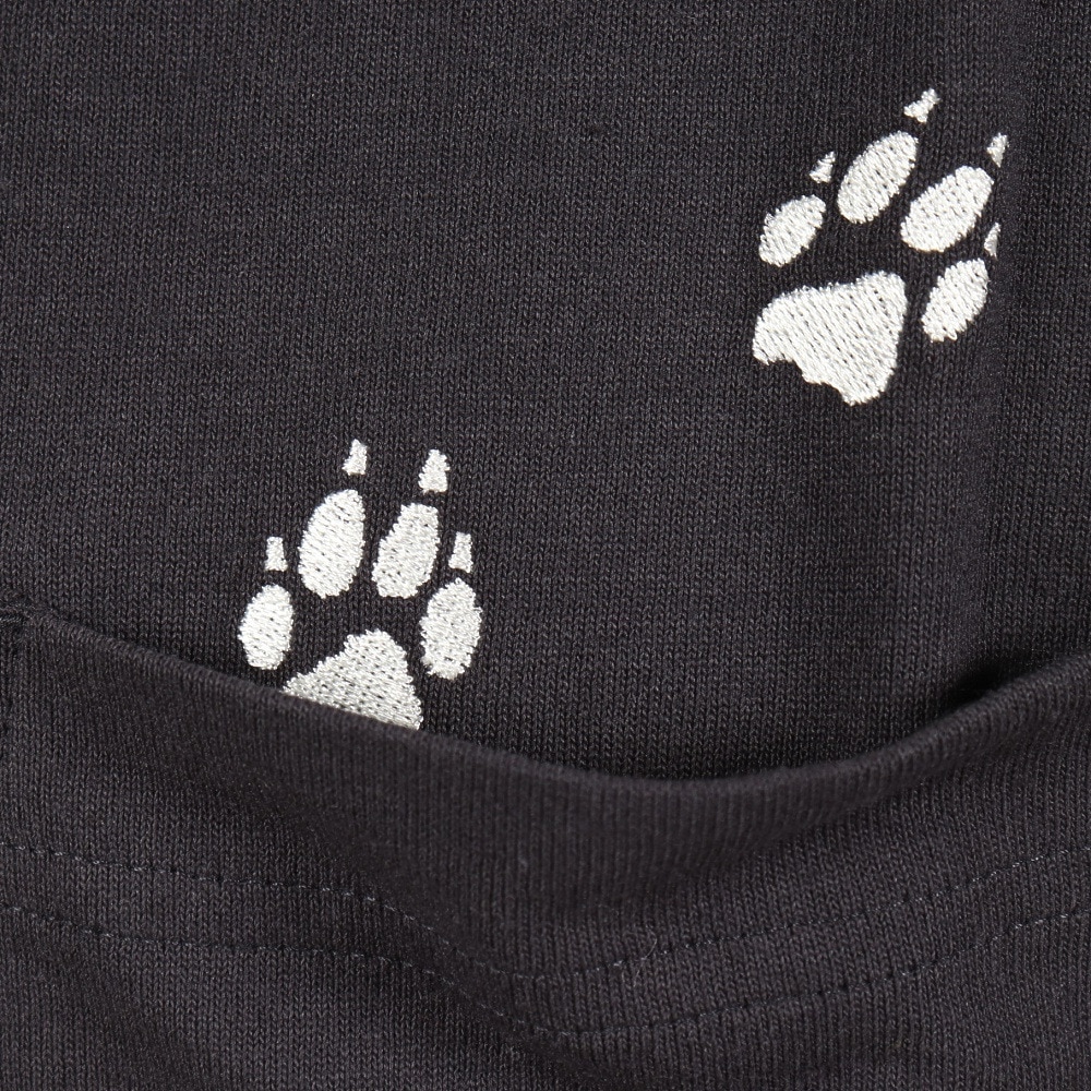 ジャックウルフスキン（JackWolfskin）（メンズ）半袖Tシャツ JP PAW IN ポケット半袖Tシャツ V2 5023432-6350 チャコールグレー