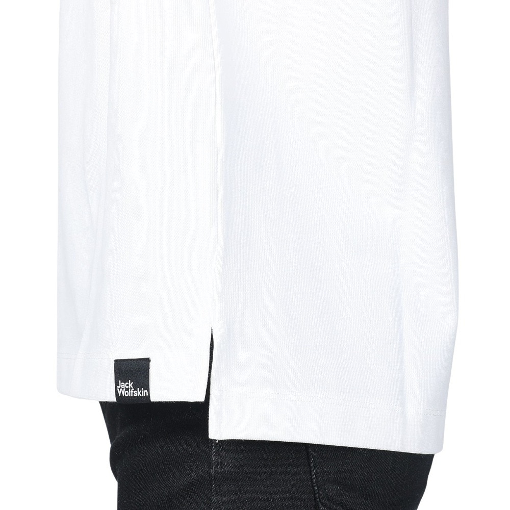 ジャックウルフスキン（JackWolfskin）（メンズ）半袖Tシャツ JP UR ENGINEER Tシャツ V2 5027752-5018 ホワイト 吸汗速乾 ポケット