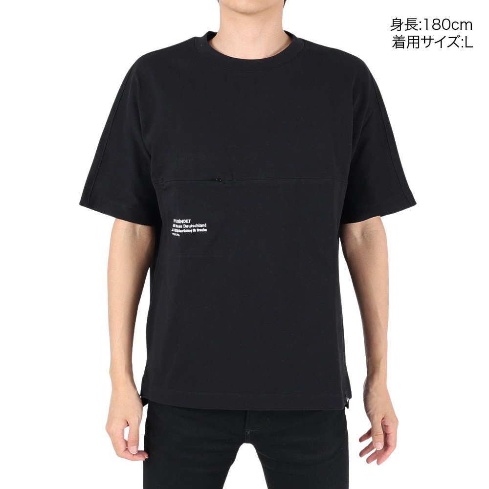 ジャックウルフスキン（JackWolfskin）（メンズ）半袖Tシャツ JP UR ENGINEER Tシャツ V2 5027752-6000 ブラック 吸汗速乾 ポケット