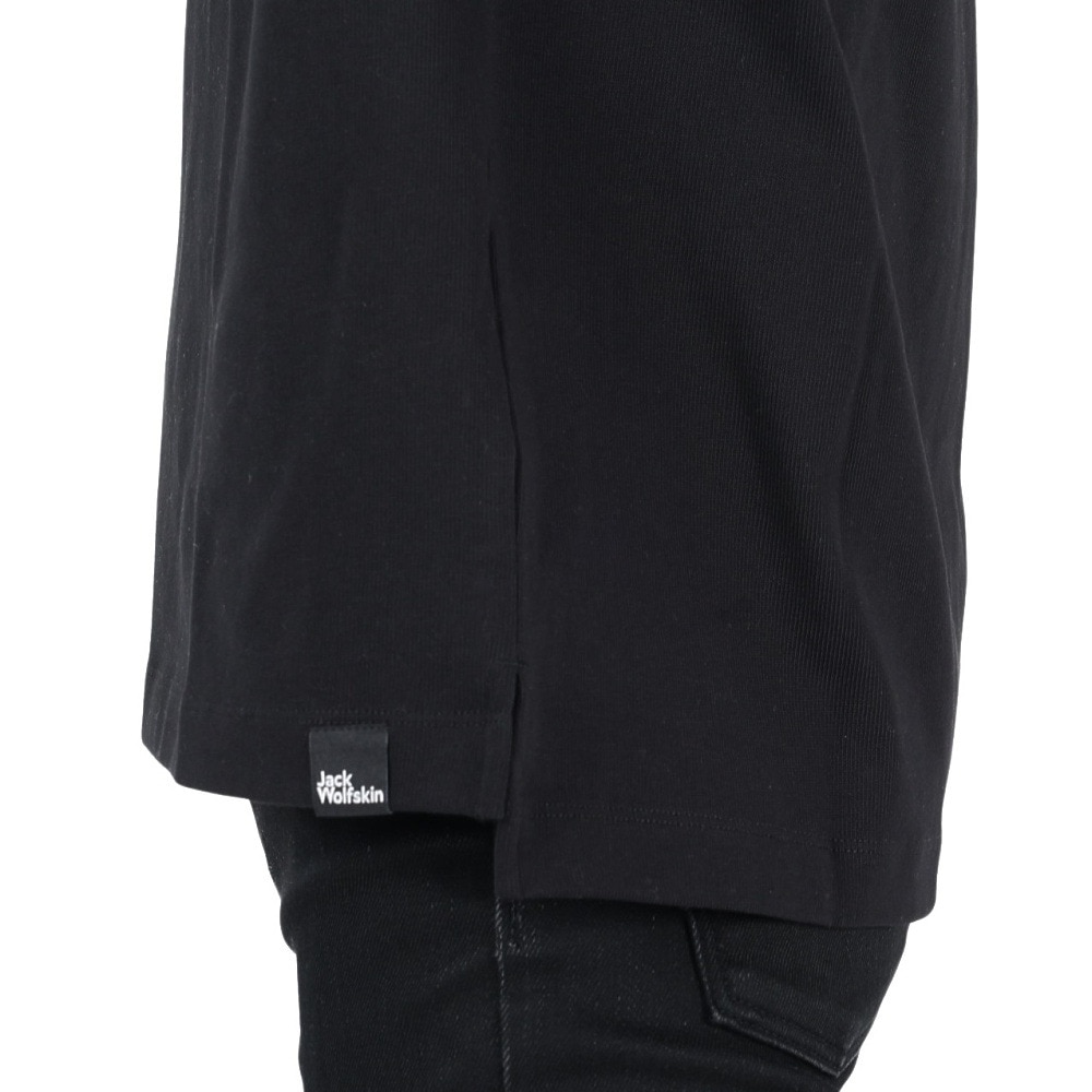ジャックウルフスキン（JackWolfskin）（メンズ）半袖Tシャツ JP UR ENGINEER Tシャツ V2 5027752-6000 ブラック 吸汗速乾 ポケット