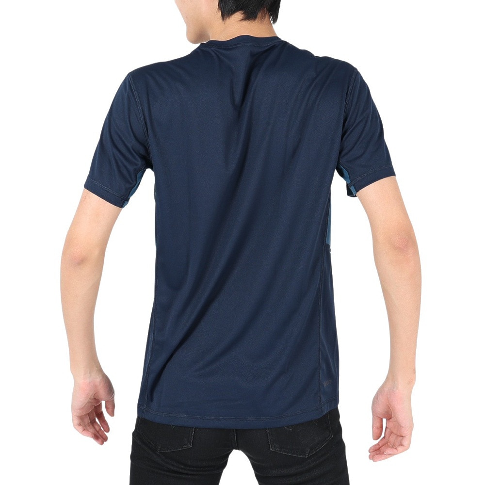 ジャックウルフスキン（JackWolfskin）（メンズ）PRELIGHT S/S M 半袖Tシャツ 5030271-1010 ネイビー
