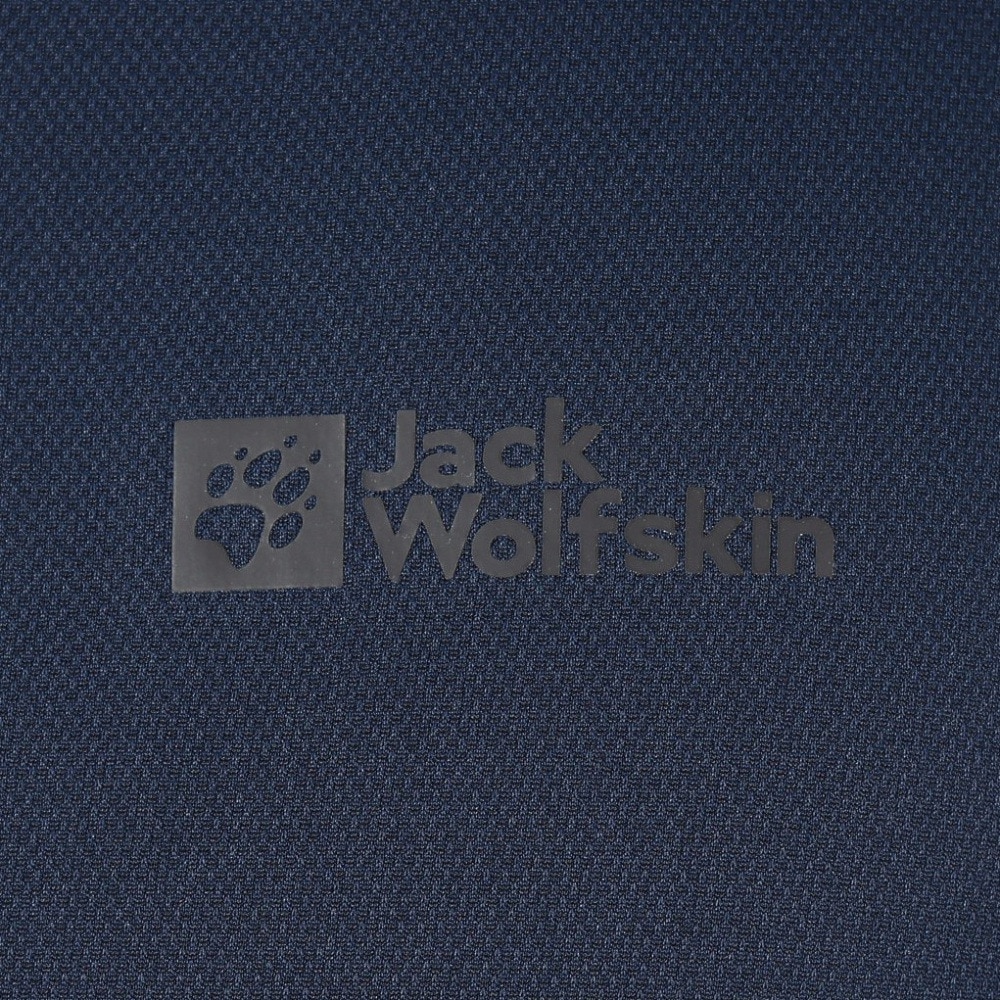 ジャックウルフスキン（JackWolfskin）（メンズ）PRELIGHT S/S M 半袖Tシャツ 5030271-1010 ネイビー