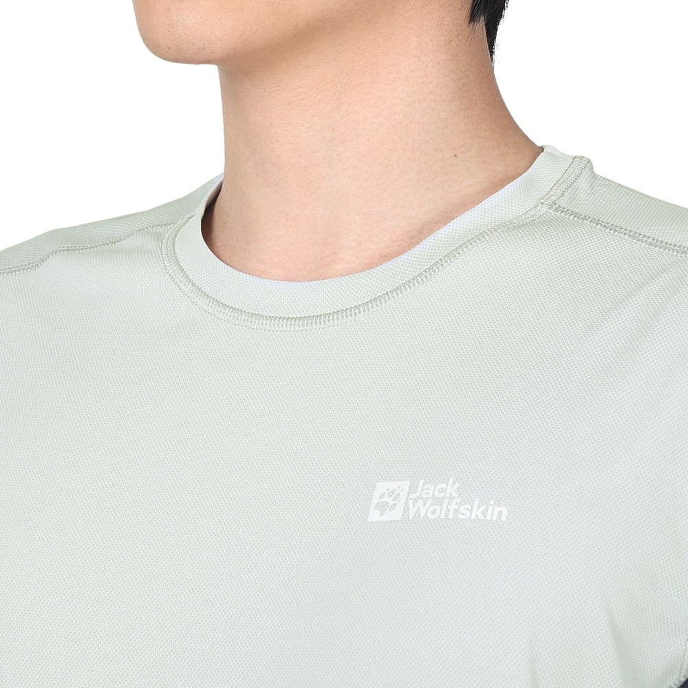 ジャックウルフスキン（JackWolfskin）（メンズ）PRELIGHT S/S M 半袖Tシャツ 5030271-6720 グレー