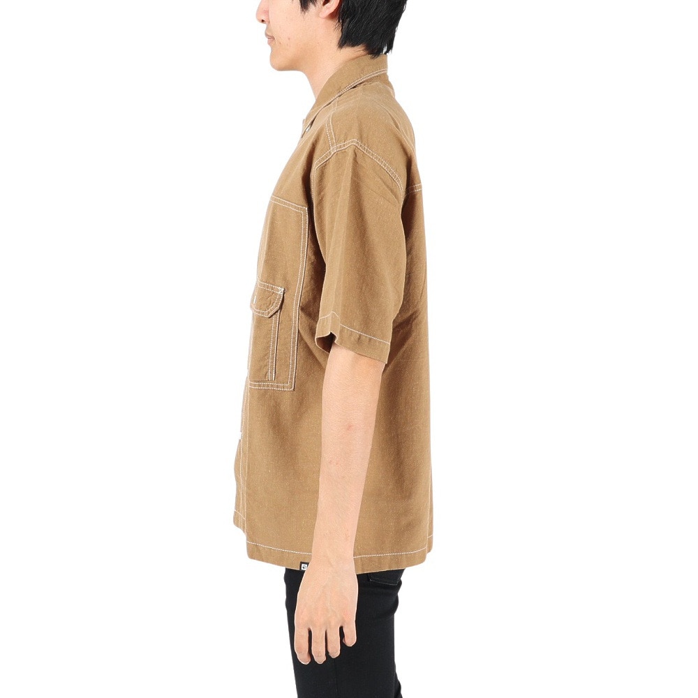ジャックウルフスキン（JackWolfskin）（メンズ）カジュアルシャツ JP LHMP ウッドワーカーシャツ 5030721-5164 ベージュ