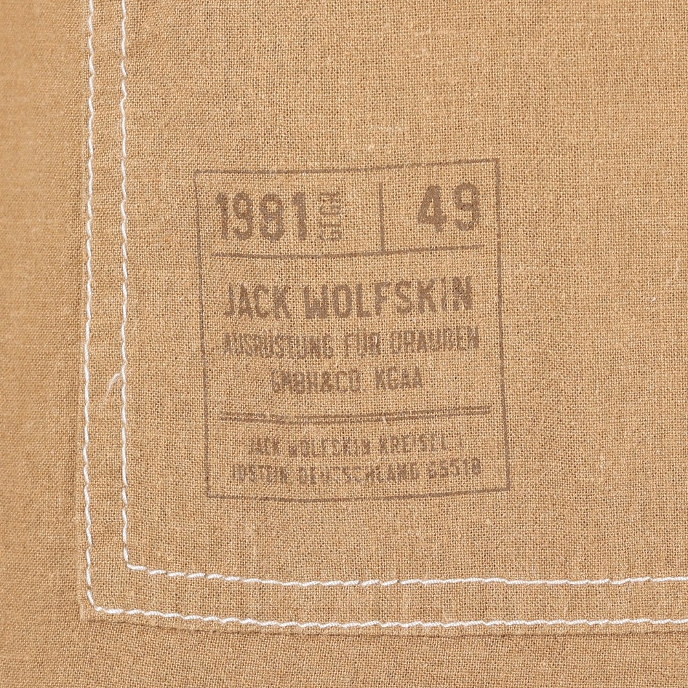 ジャックウルフスキン（JackWolfskin）（メンズ）カジュアルシャツ JP LHMP ウッドワーカーシャツ 5030721-5164 ベージュ
