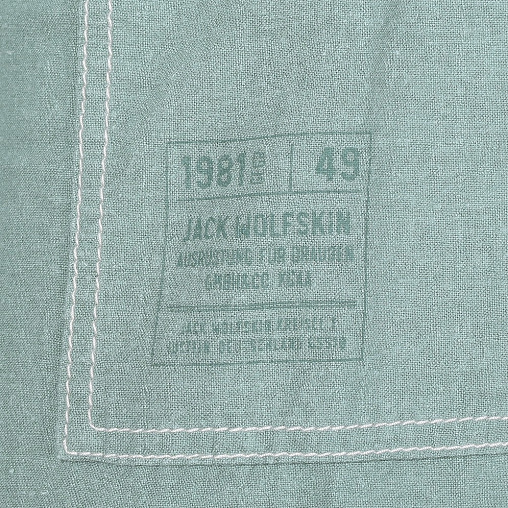 ジャックウルフスキン（JackWolfskin）（メンズ）カジュアルシャツ JP LHMP ウッドワーカーシャツ 5030721-6167 ブルーグレー