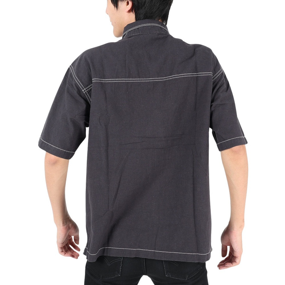 ジャックウルフスキン（JackWolfskin）（メンズ）カジュアルシャツ JP LHMP ウッドワーカーシャツ 5030721-6350 チャコールグレー