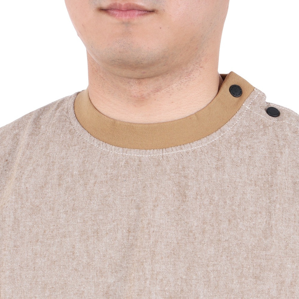 ジャックウルフスキン（JackWolfskin）（メンズ）半袖Tシャツ ヘンプ ウッドワーカーTシャツ 5031611-5164 ベージュ