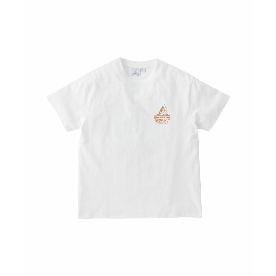 グラミチ（Gramicci）（メンズ）半袖Tシャツ トラウトTシャツ G3SU-T050-WHITE ホワイト
