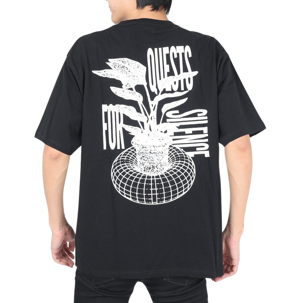 マナスタッシュ（MANASTASH）（メンズ）半袖Tシャツ Ci Tee QUESTS 792-3134039 BLK ブラック