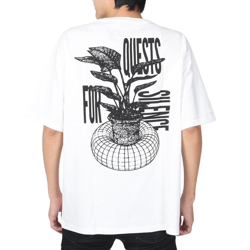 マナスタッシュ（MANASTASH）（メンズ）半袖Tシャツ Ci Tee QUESTS 792-3134039 WHT ホワイト