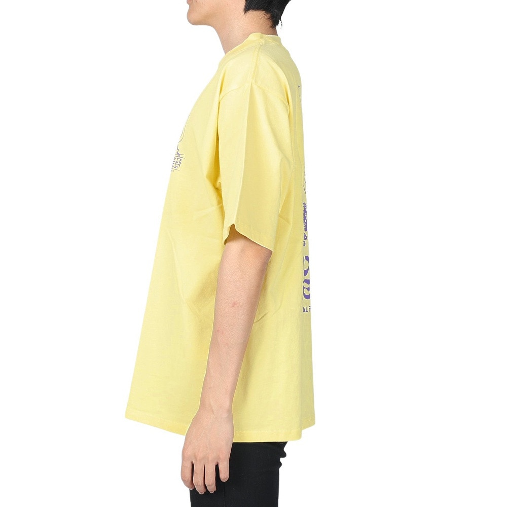 マナスタッシュ（MANASTASH）（メンズ）半袖Tシャツ CiTee RABBIT ラビットTシャツ 792-3134040 LEMON レモン