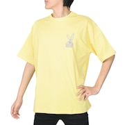 マナスタッシュ（MANASTASH）（メンズ）半袖Tシャツ CiTee RABBIT ラビットTシャツ 792-3134040 LEMON レモン