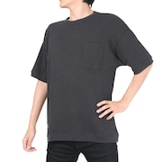 マナスタッシュ（MANASTASH）（メンズ）半袖Tシャツ SNUG サーマル SHORT 23 Tシャツ 792-3134042 BLK ブラック