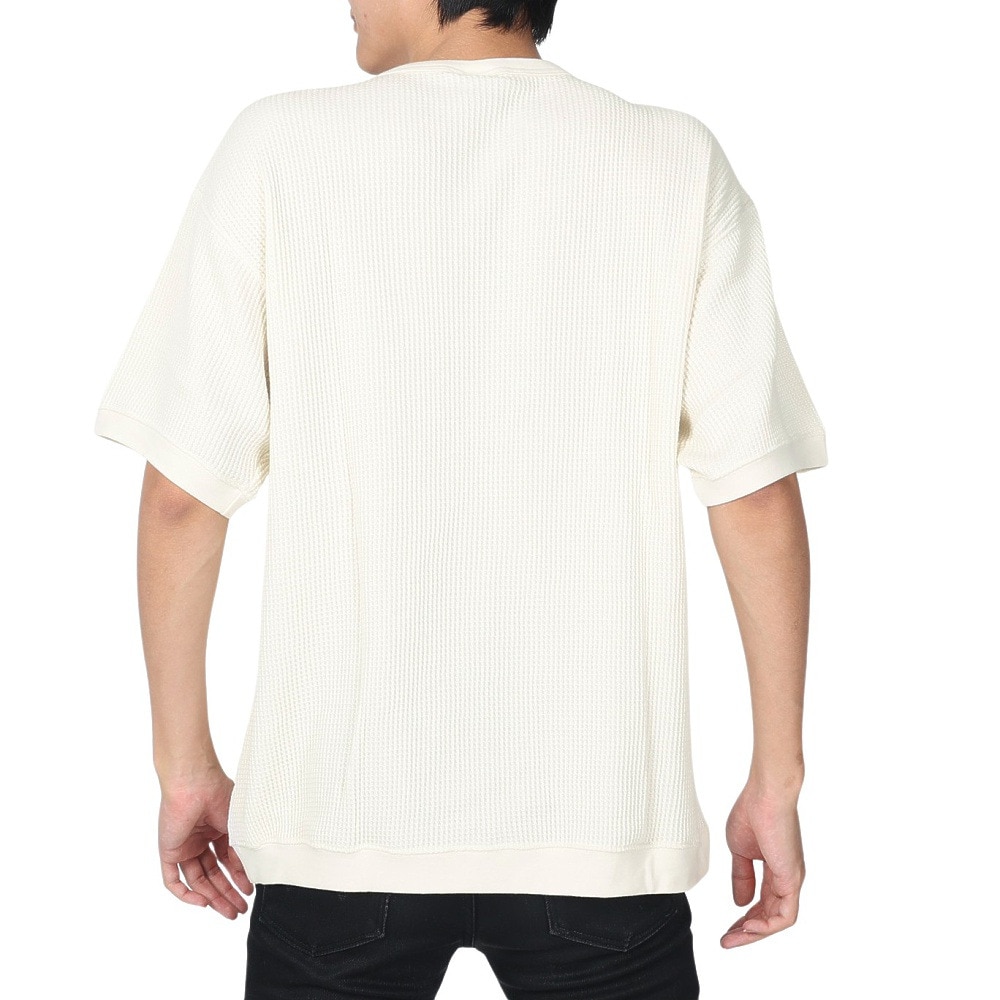 マナスタッシュ（MANASTASH）（メンズ）半袖Tシャツ SNUG サーマル SHORT 23 Tシャツ 792-3134042 WHT ホワイト