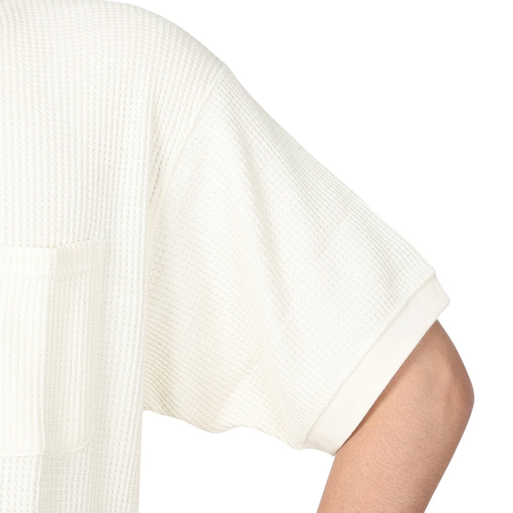 マナスタッシュ（MANASTASH）（メンズ）半袖Tシャツ SNUG サーマル SHORT 23 Tシャツ 792-3134042 WHT ホワイト