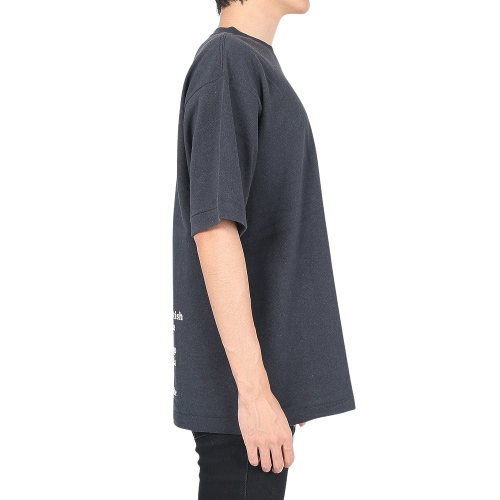 マナスタッシュ（MANASTASH）（メンズ）半袖Tシャツ HEMP TEE TOUR 2000 シャツ 792-3134045 BLK ブラック