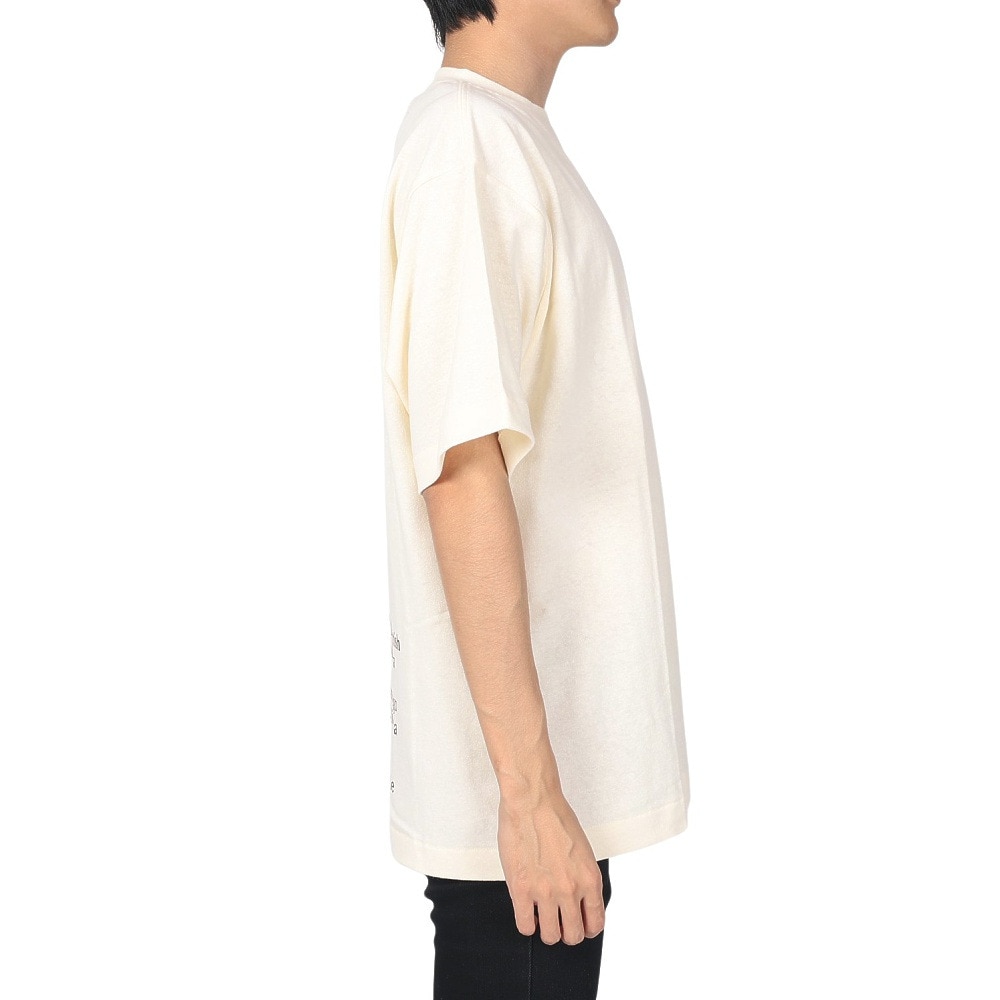 マナスタッシュ（MANASTASH）（メンズ）半袖Tシャツ HEMP TEE TOUR 2000 シャツ 792-3134045 NTL オフホワイト