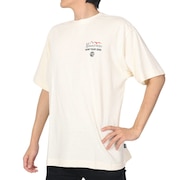 マナスタッシュ（MANASTASH）（メンズ）半袖Tシャツ HEMP TEE TOUR 2000 シャツ 792-3134045 NTL オフホワイト