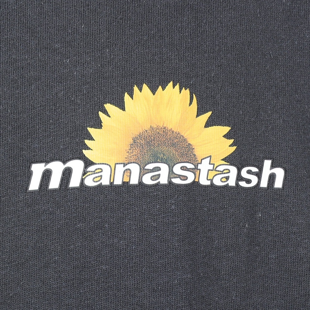 マナスタッシュ（MANASTASH）（メンズ）半袖Tシャツ HEMP TEE SUN シャツ 792-3134046 BLK ブラック