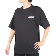 マナスタッシュ（MANASTASH）（メンズ）半袖Tシャツ RE:PET TEE SCHEME ロゴ シャツ 792-3134048 BLK ブラック