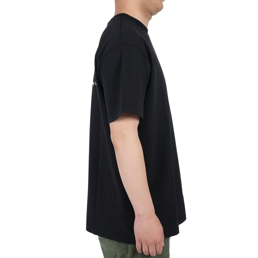 ワイルドシングス（WILD THINGS）（メンズ）ワイルド キャット 半袖Tシャツ WT23034SK-BLACK ブラック