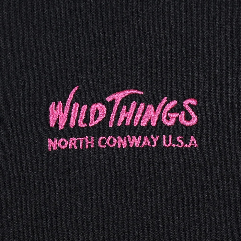 ワイルドシングス（WILD THINGS）（メンズ）ワイルド キャット 半袖Tシャツ WT23034SK-BLACK ブラック