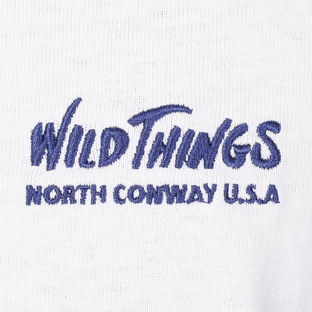 ワイルドシングス（WILD THINGS）（メンズ）半袖Tシャツ バース プレイス Tシャツ WT23035SK-WHITE ホワイト