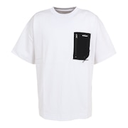 (メンズ)半袖Tシャツ キャンプ ポケットTシャツ WT23039KY-WHITE ホワイト