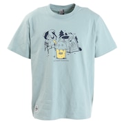 チャムス（CHUMS）（メンズ）半袖Tシャツ CHUMS×アウトドアモンスター CH01-2261-A002 ブルー
