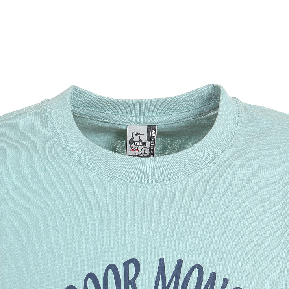 チャムス（CHUMS）（メンズ）半袖Tシャツ CHUMS×アウトドアモンスター CH01-2263-A002 ブルー