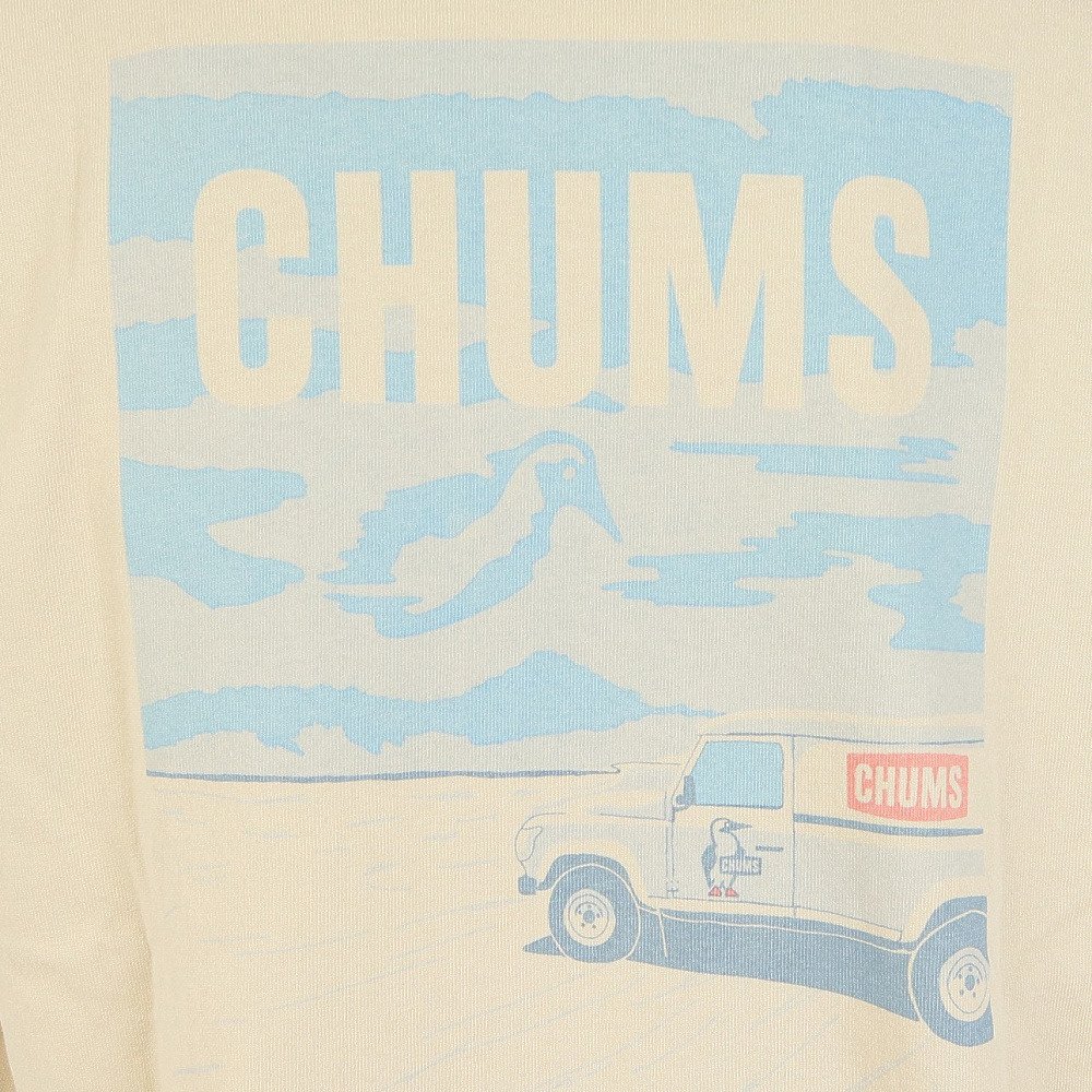 チャムス（CHUMS）（メンズ）長袖Tシャツ ロンT LBxCHUMS Jrny CH01-2321-G057 グレージュ