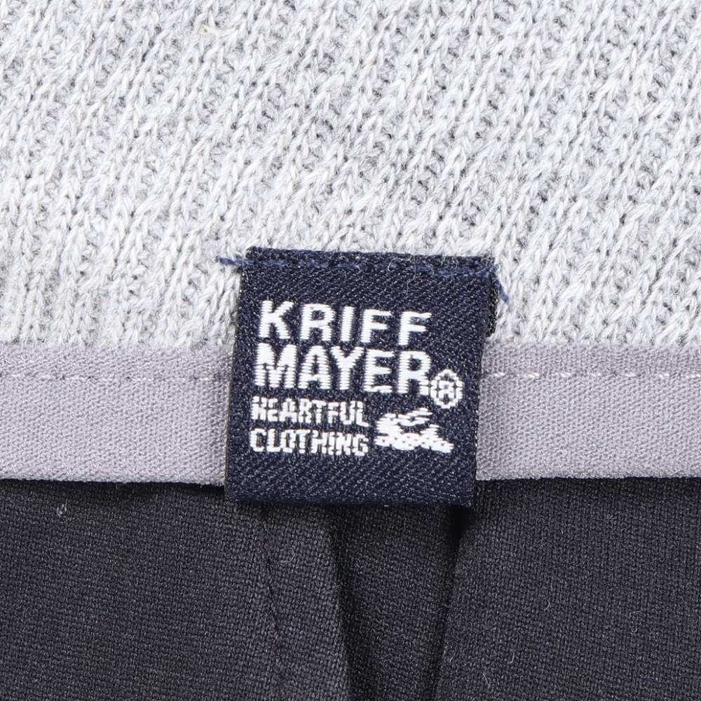 クリフメイヤー（KRIFF MAYER）（メンズ）柔らかな着心地 長袖Tシャツ ロンT サーマルパイピング 長袖Tシャツ 2317806-15:GRAY グレー 指貫仕様
