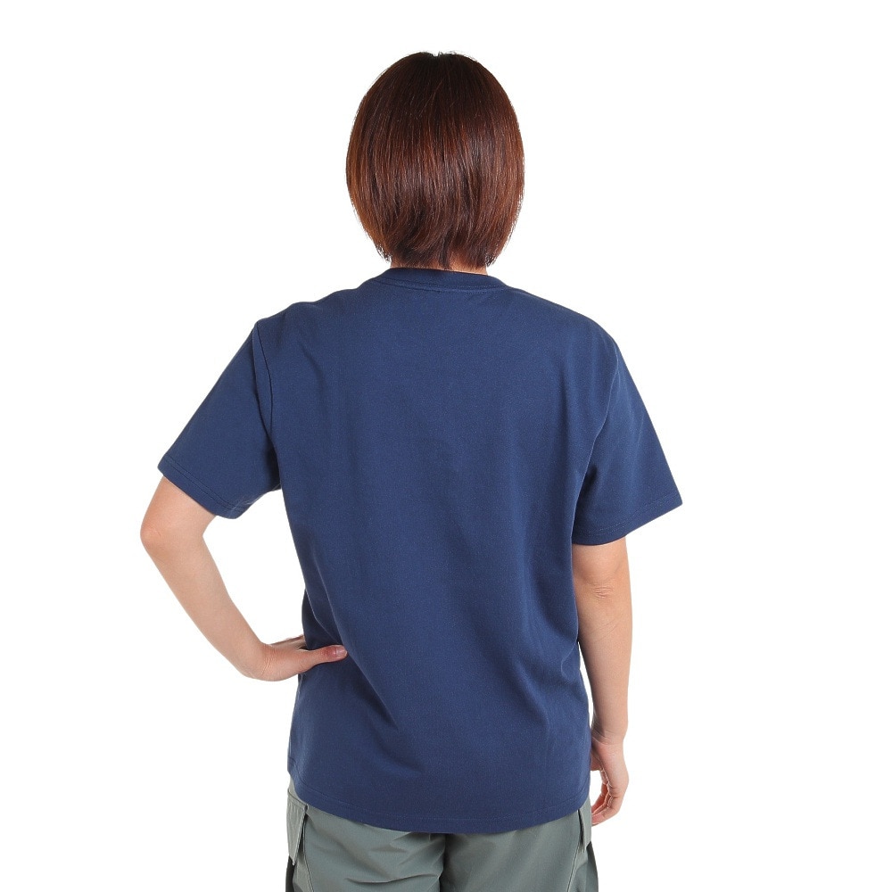 チャムス（CHUMS）（メンズ、レディース）高耐久 ヘビー ウェイト コットン ロゴスターズアンドストライプTシャツ CH01-2388-N001 ネイビー ブレイキン