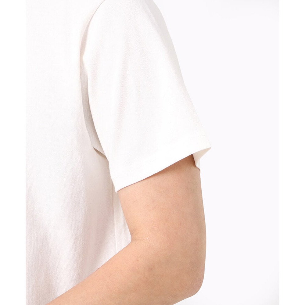 チャムス（CHUMS）（メンズ、レディース）高耐久 ヘビー ウェイト コットン ロゴスターズアンドストライプTシャツ CH01-2388-W001 ホワイト ブレイキン