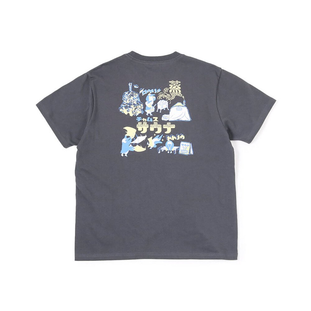 チャムス（CHUMS）（メンズ、レディース）半袖Tシャツ サウナTシャツ CH01-2392-G004 チャコールグレー